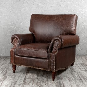 Кресло кожаное Лофт Аристократ (ширина 1100 мм) в Кызыле - kyzyl.katalogmebeli.com | фото