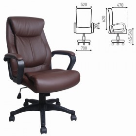 Кресло офисное BRABIX Enter EX-511 (коричневый) в Кызыле - kyzyl.katalogmebeli.com | фото