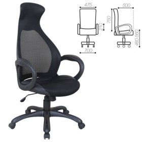 Кресло офисное BRABIX Genesis EX-517 (черное) в Кызыле - kyzyl.katalogmebeli.com | фото