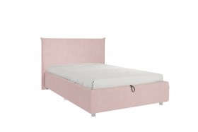 Кровать 1,2 Квест (Нежно-розовый велюр/под-мех) в Кызыле - kyzyl.katalogmebeli.com | фото