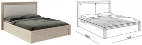 Кровать 1,6 Глэдис (М32) с подъемным механизмом Распродажа в Кызыле - kyzyl.katalogmebeli.com | фото 2