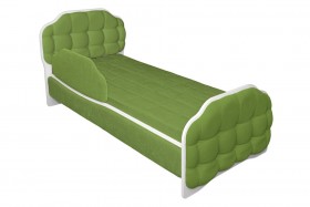 Кровать 180 Атлет 76 Зелёный (мягкий бортик) в Кызыле - kyzyl.katalogmebeli.com | фото