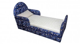 Кровать детская Соня (Печать Панда синий., 1 категория) в Кызыле - kyzyl.katalogmebeli.com | фото