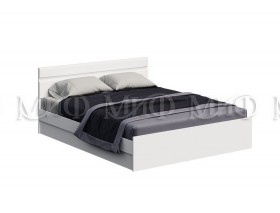 Кровать Нэнси New 1,4м (Белый/белый глянец) в Кызыле - kyzyl.katalogmebeli.com | фото
