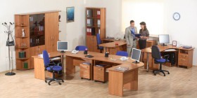 Мебель для персонала Альфа 61 Ольха в Кызыле - kyzyl.katalogmebeli.com | фото