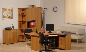 Мебель для персонала Рубин 42 Светлый миланский орех в Кызыле - kyzyl.katalogmebeli.com | фото 2