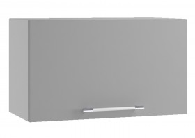 Норд ШВГ 600 Шкаф верхний горизонтальный (Софт смок/корпус Белый) в Кызыле - kyzyl.katalogmebeli.com | фото