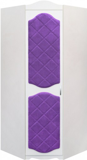 Шкаф угловой Иллюзия 32 Фиолетовый в Кызыле - kyzyl.katalogmebeli.com | фото