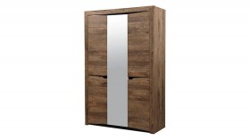 Шкаф для одежды "Лючия" (3-х дв.) (кейптаун/зеркало) в Кызыле - kyzyl.katalogmebeli.com | фото